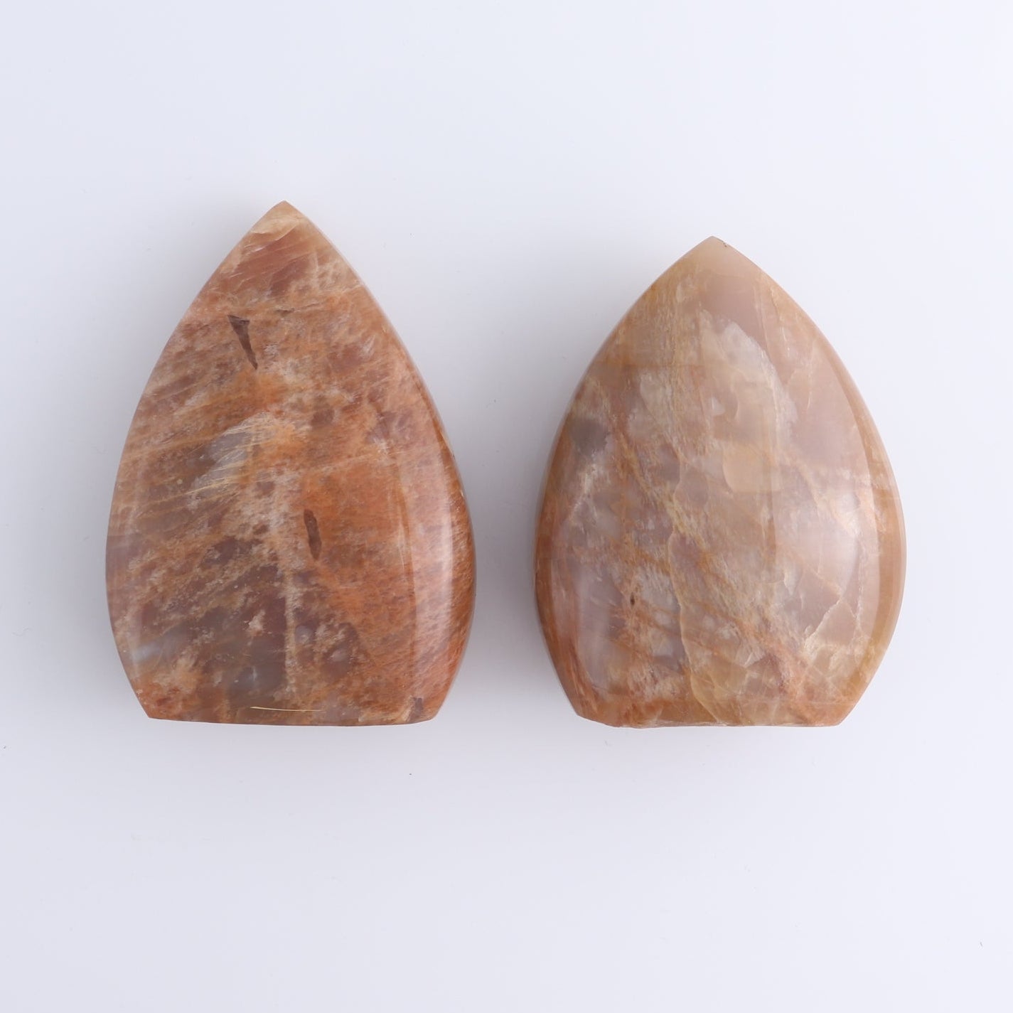 Peach Moonstone Freeform Set of 6 | Mi Esperanza Minerals | Supplier of Crystals and Onyx