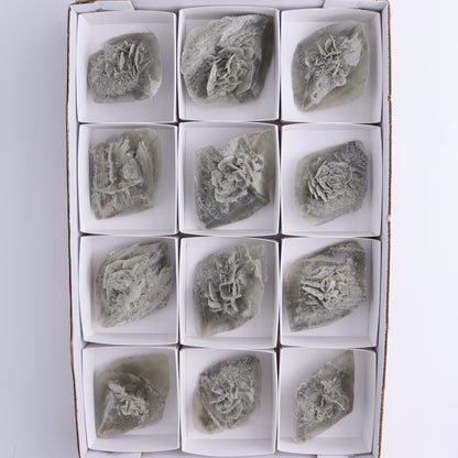 Selenite Clusters Set of 12