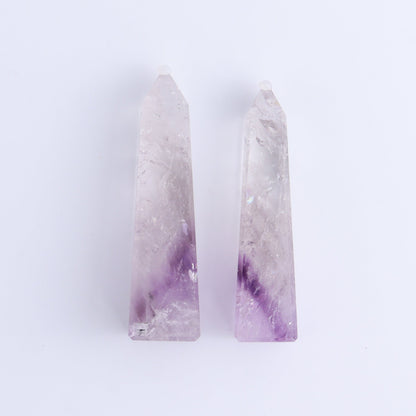 Amethyst Obelisks Set of 6 - Expert Wholesale and Supplier of Wholesale Crystals & Bulk Gemstones, ["Amethyst","Brazil","Obelisk"]
