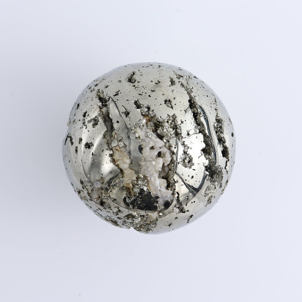 Pyrite Spheres Set of 4