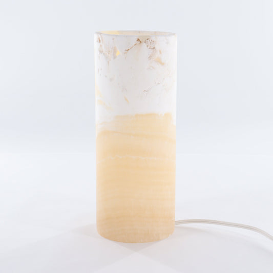 One Yellow Onyx Lamp Blind