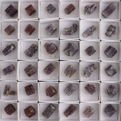 Purple Aragonite Set of 54 - Expert Wholesale and Supplier of Wholesale Crystals & Bulk Gemstones, ["aragonite","Purple Aragonite","Spain"]