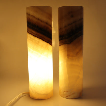 Onyx Lamps Set of 2 - Expert Wholesale and Supplier of Wholesale Crystals & Bulk Gemstones, ["Lamps","Mexico","onyx"]