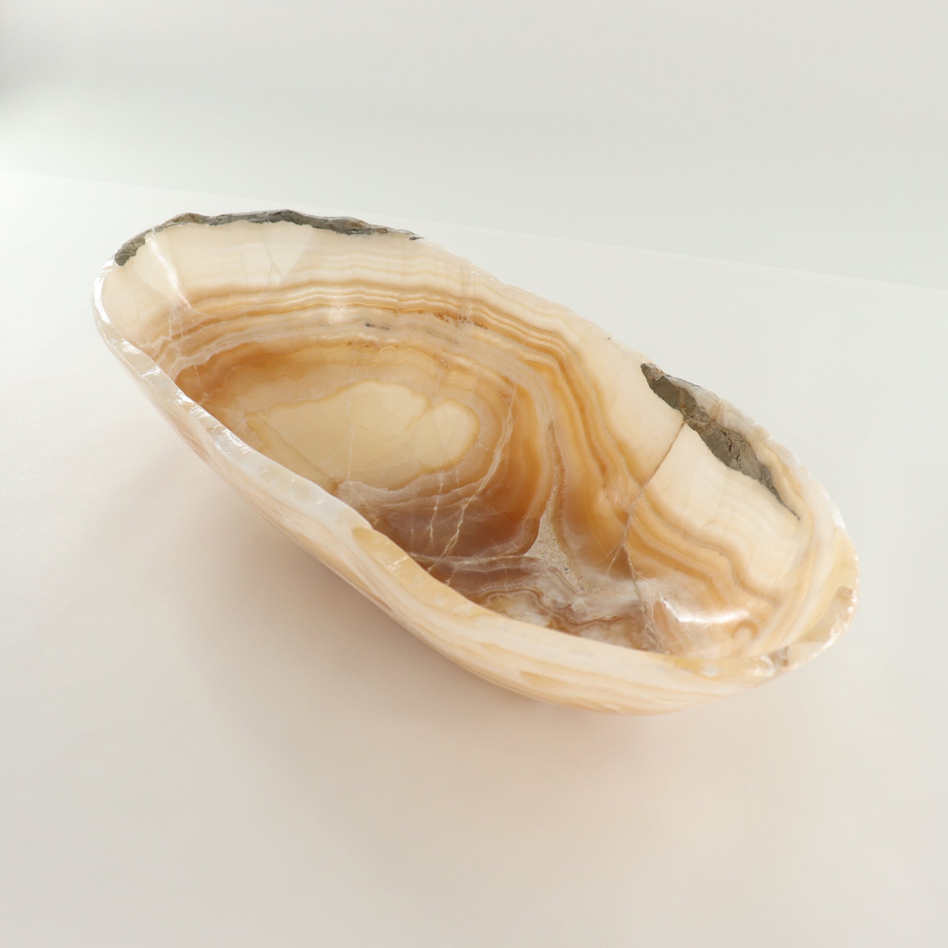 Onyx Canoe Bowl - Expert Wholesale and Supplier of Wholesale Crystals & Bulk Gemstones, ["Bowls","canoe","Mexico","onyx"]