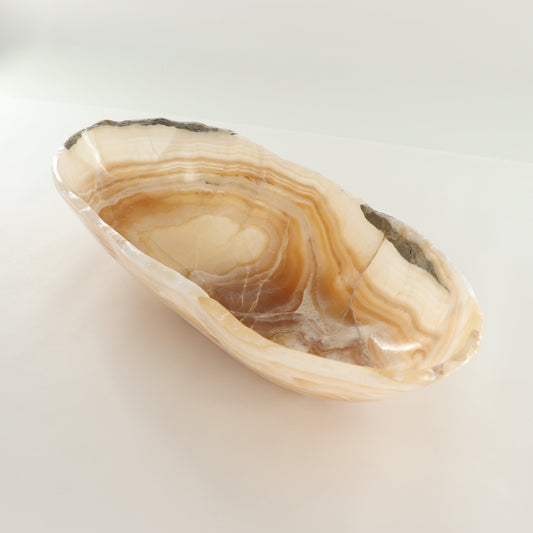 Onyx Canoe Bowl - Expert Wholesale and Supplier of Wholesale Crystals & Bulk Gemstones, ["Bowls","canoe","Mexico","onyx"]