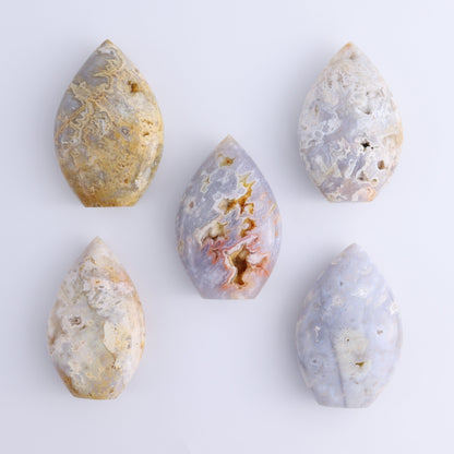 Agate Flames, Clouds, Spheres and a Heart Set of 12 - Expert Wholesale and Supplier of Wholesale Crystals & Bulk Gemstones, ["Agate","Clouds","flames","Hearts","Spheres"]