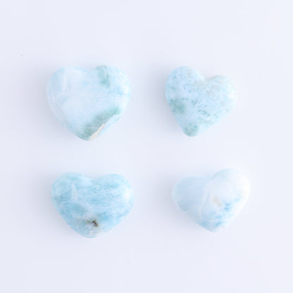 Larimar Hearts Set of 8