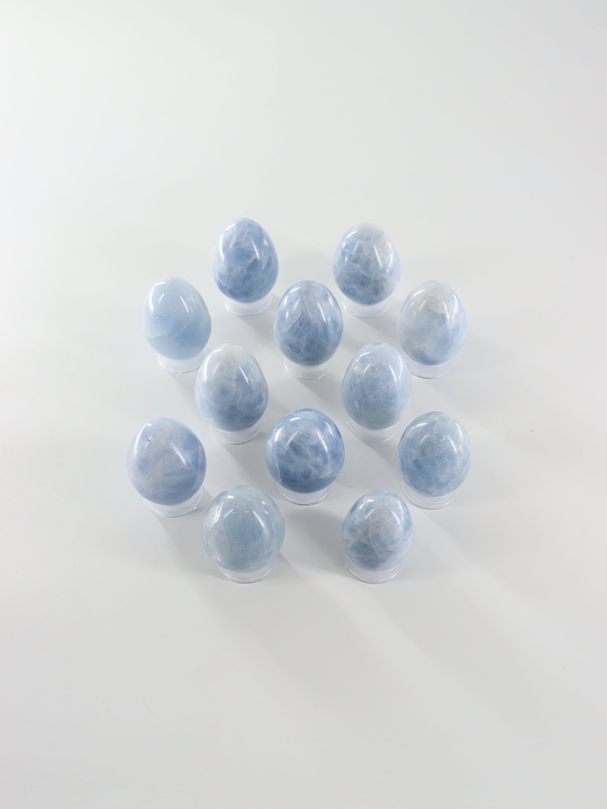 Calcite Eggs Set of 12 - Expert Wholesale and Supplier of Wholesale Crystals & Bulk Gemstones, []