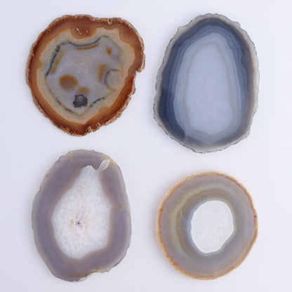 Agate Slices Set of 8 - Expert Wholesale and Supplier of Wholesale Crystals & Bulk Gemstones, ["Agate","Slices and Slabs"]