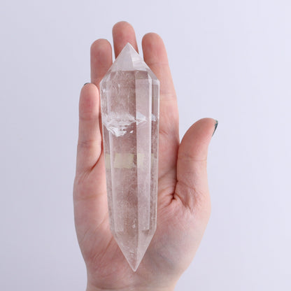 Quartz Faceted Double Points Set of 11 - Expert Wholesale and Supplier of Wholesale Crystals & Bulk Gemstones, ["Brazil","Clear Quartz","close_50","Mixed Carvings","Quartz"]
