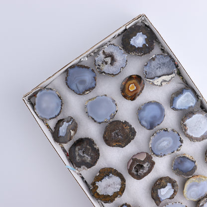 Agate Geodes Flat of 25 - Expert Wholesale and Supplier of Wholesale Crystals & Bulk Gemstones, ["Agate","flat","Flats","Geodes"]
