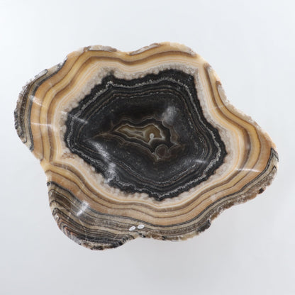 Mexican Onyx/Calcite Bowl (L) 20" x (W) 15" x (H) 7"