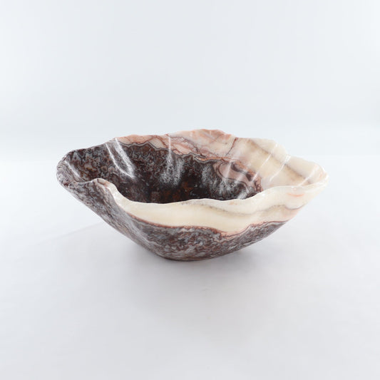 Mexican Onyx/Calcite Bowl 15" - Expert Wholesale and Supplier of Wholesale Crystals & Bulk Gemstones, ["Bowls","Calcite","Mexico","onyx"]