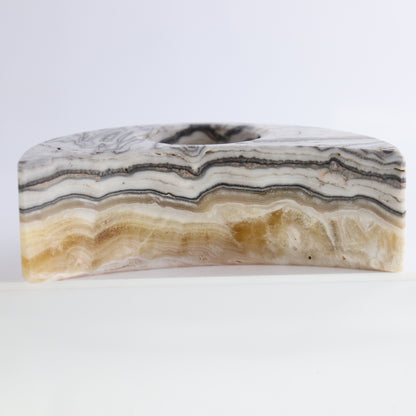 Onyx Moon Candle Holders Set of 4 - Expert Wholesale and Supplier of Wholesale Crystals & Bulk Gemstones, ["Candle Holder","Mexico","moons","onyx"]