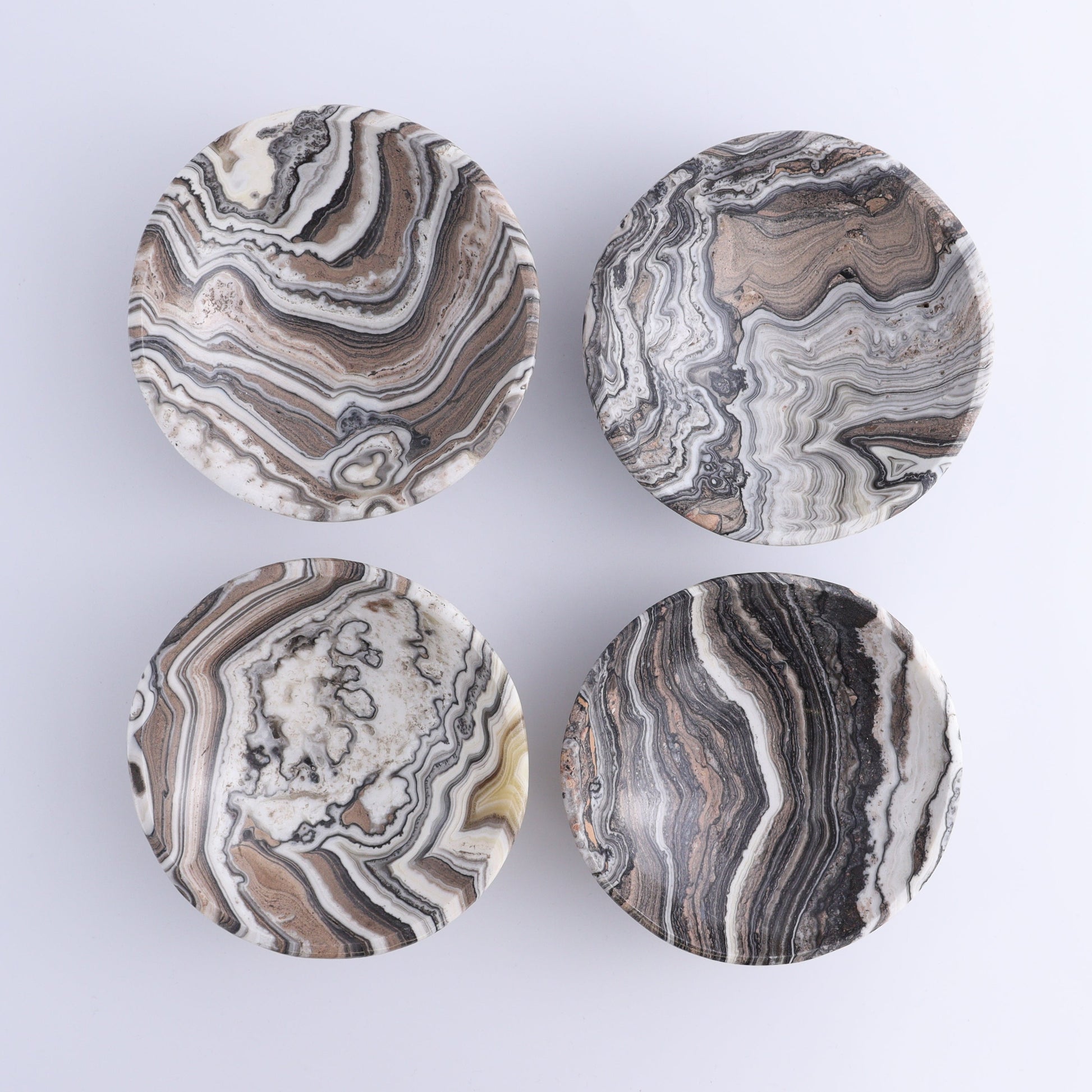 One Bowl (12 cm) Mexican Onyx/Calcite Zebra Polished - Expert Wholesale and Supplier of Wholesale Crystals & Bulk Gemstones, ["bowl","Calcite","Catalog Onyx","Decorative Dish","Mexico","onyx"]