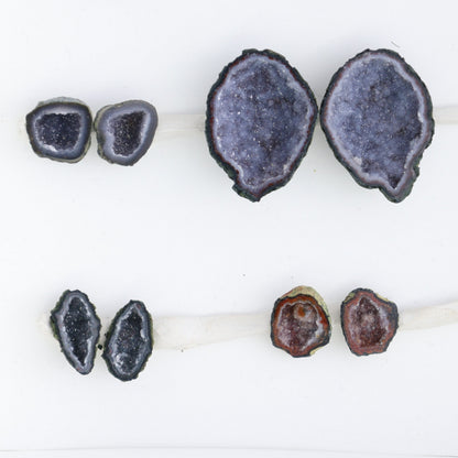 Tabasco Geodes 10 Pairs - Expert Wholesale and Supplier of Wholesale Crystals & Bulk Gemstones, ["Geodes","Tabasco Geode"]