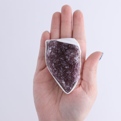 Uruguay Rainbow Amethyst Clusters Flat of 15 - Expert Wholesale and Supplier of Wholesale Crystals & Bulk Gemstones, ["Amethyst","Clusters","Rainbow Amethyst","Sugar Rainbow Amethyst","Uruguay"]