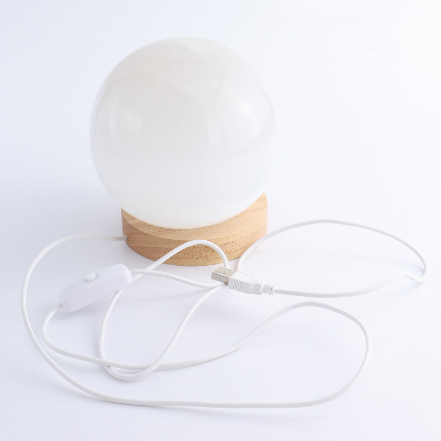 One Selenite (Satin Spar) Sphere Lamp with Light - Expert Wholesale and Supplier of Wholesale Crystals & Bulk Gemstones, ["Lamps","Morocco","selenite","Spheres"]