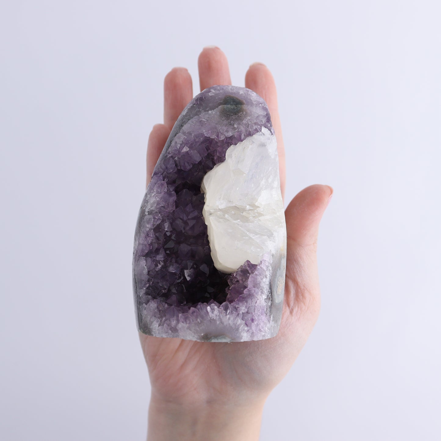 Uruguay Amethyst Cut Base Set of 3 - Expert Wholesale and Supplier of Wholesale Crystals & Bulk Gemstones, ["Amethyst","Cut Base","Uruguay"]