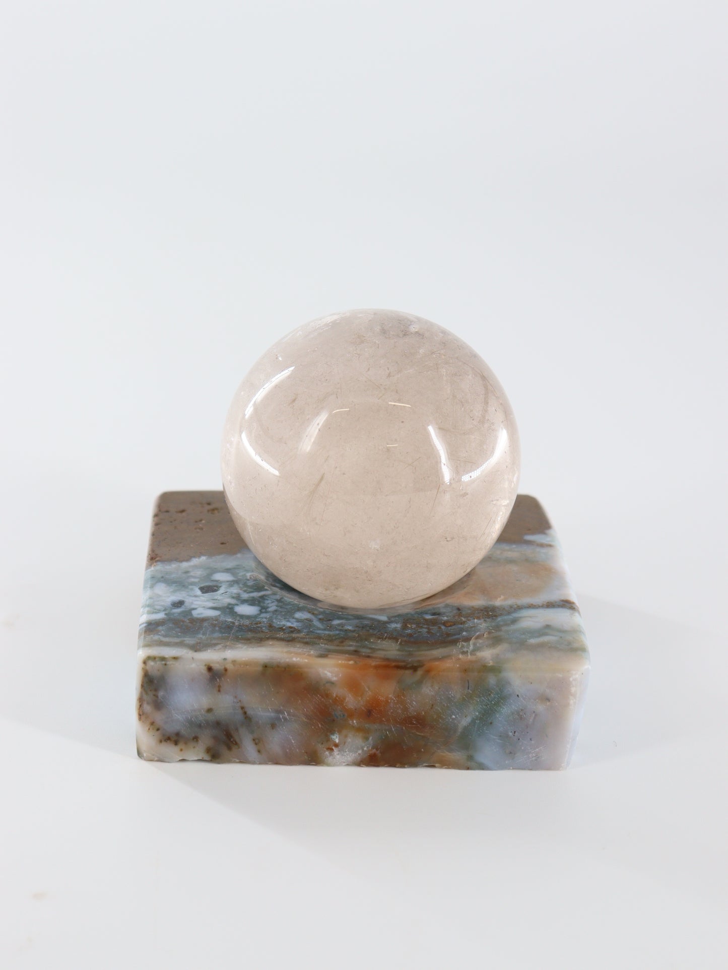 Ocean Jasper Trinket Dish or Sphere Holder Set of 3 - Expert Supplier of Wholesale Crystals & Bulk Gemstones