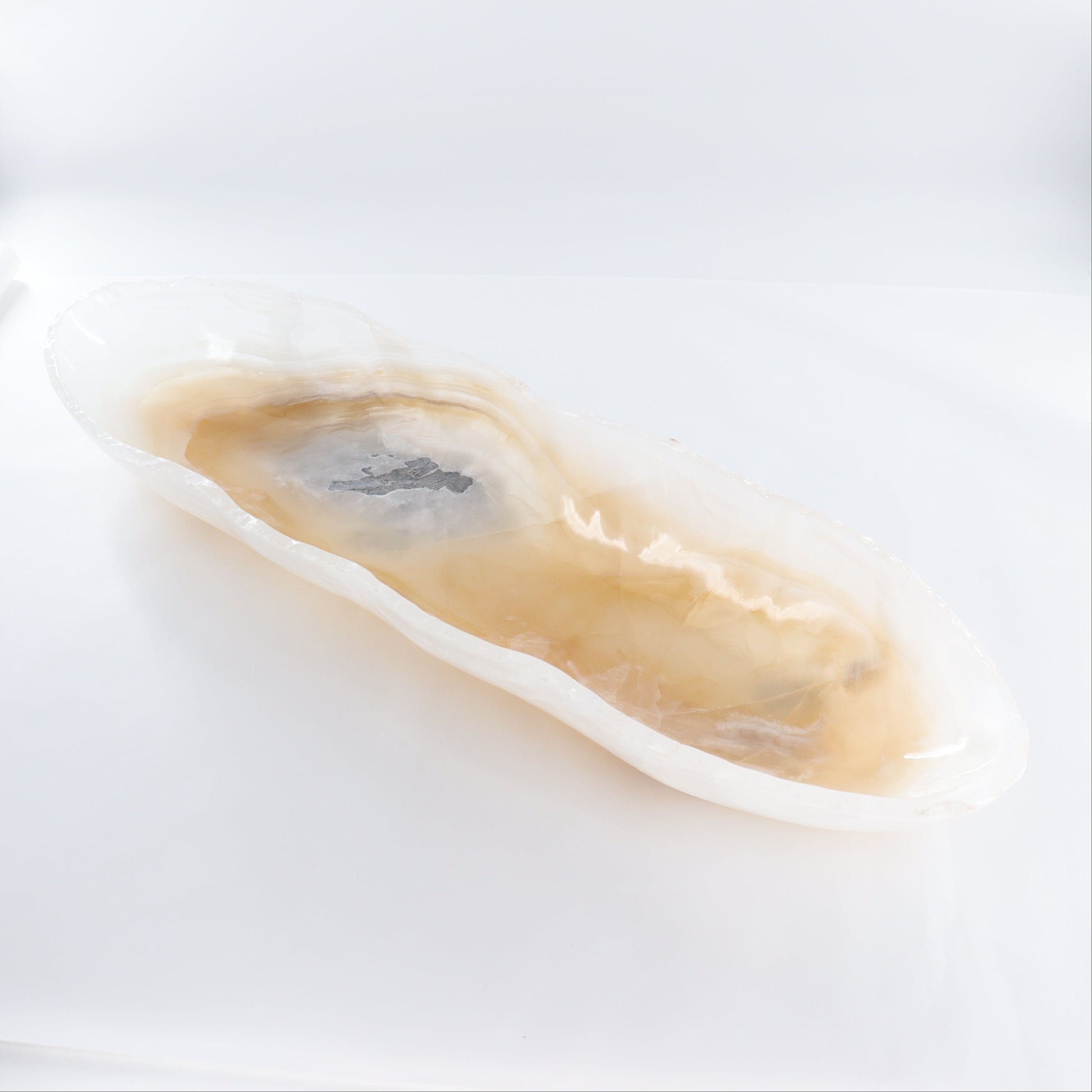 Onyx Canoe Bowl - Expert Wholesale and Supplier of Wholesale Crystals & Bulk Gemstones, ["Bowls","canoe","Mexico","onyx"]