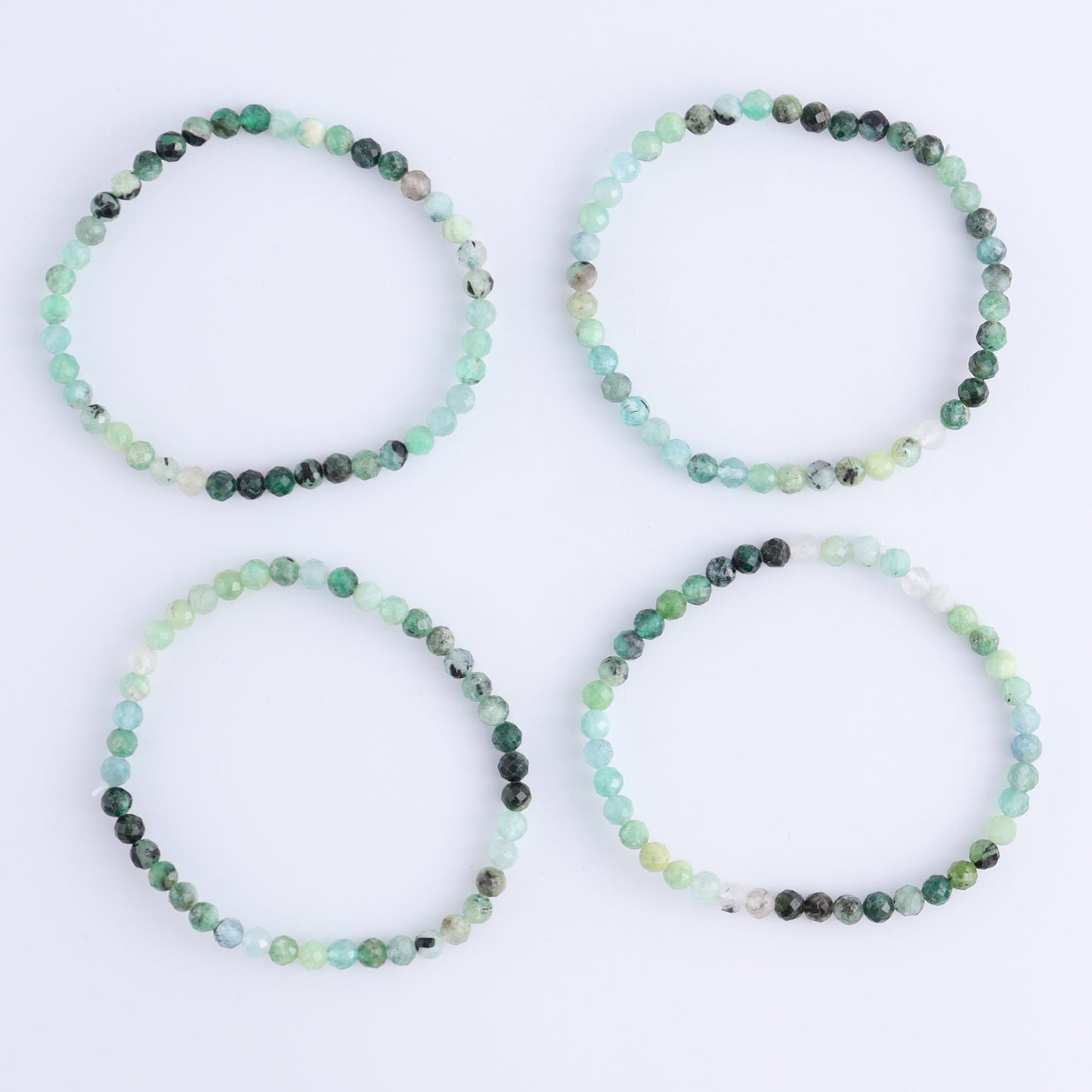 One Faceted Emerald Bracelet - Expert Wholesale and Supplier of Wholesale Crystals & Bulk Gemstones, ["Bracelet","bracelets","Emerald","Faceted"]