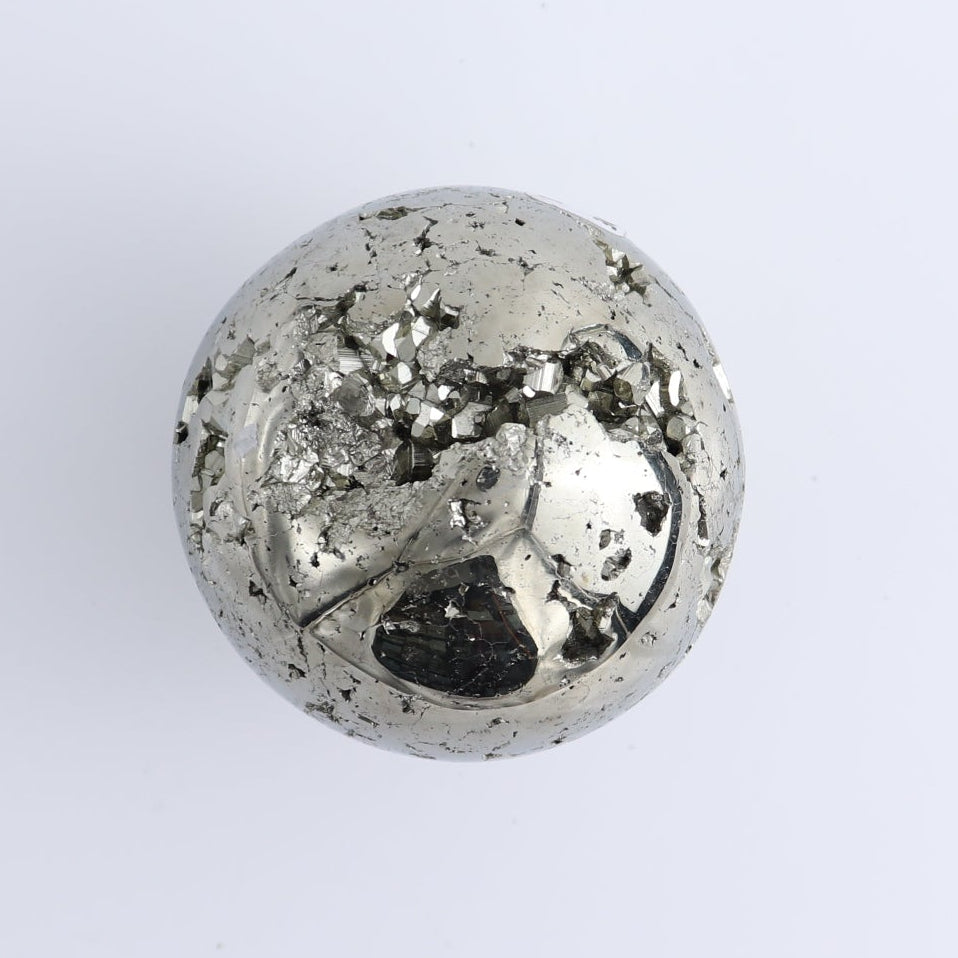 Pyrite Spheres Set of 4