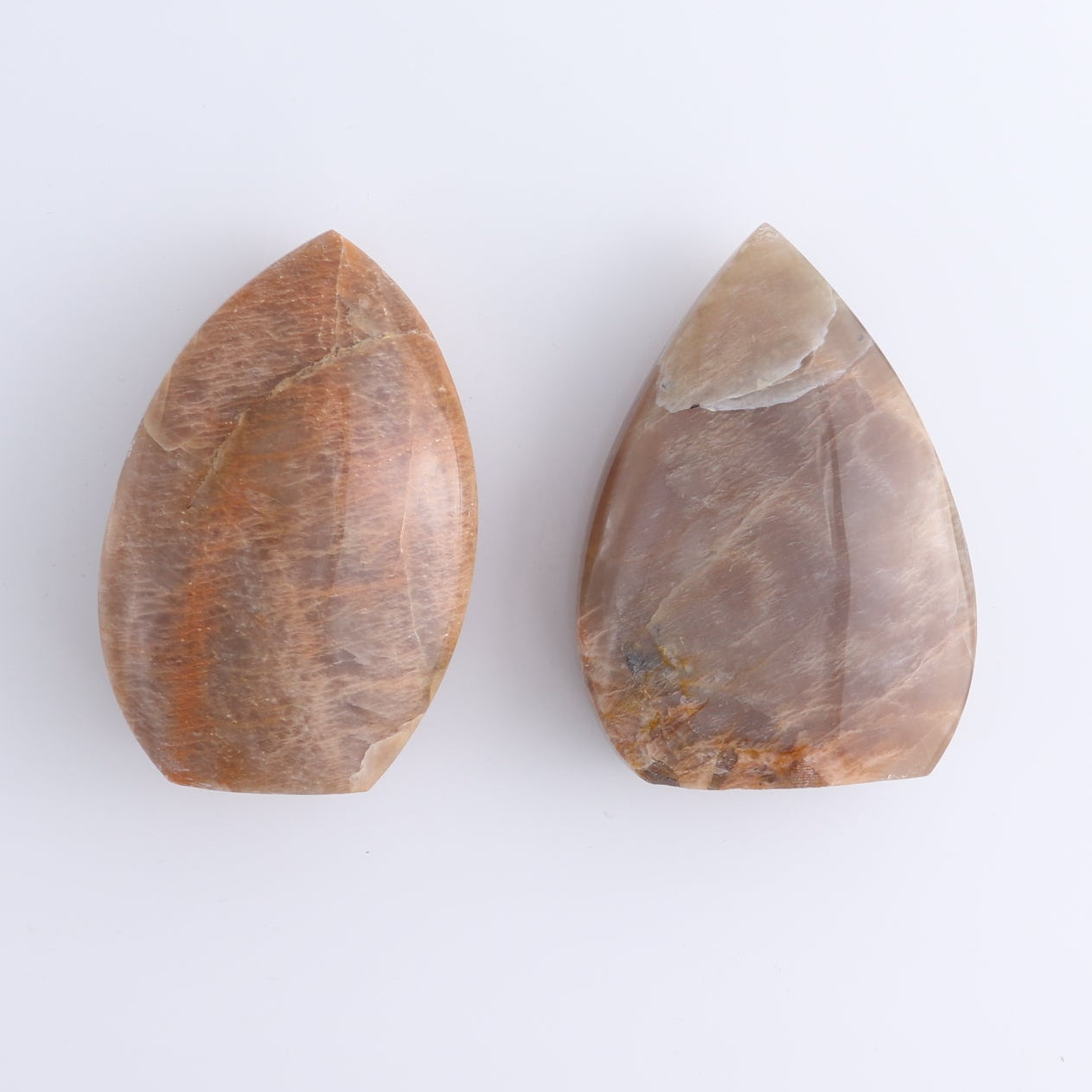 Peach Moonstone Freeform Set of 6 | Mi Esperanza Minerals | Supplier of Crystals and Onyx