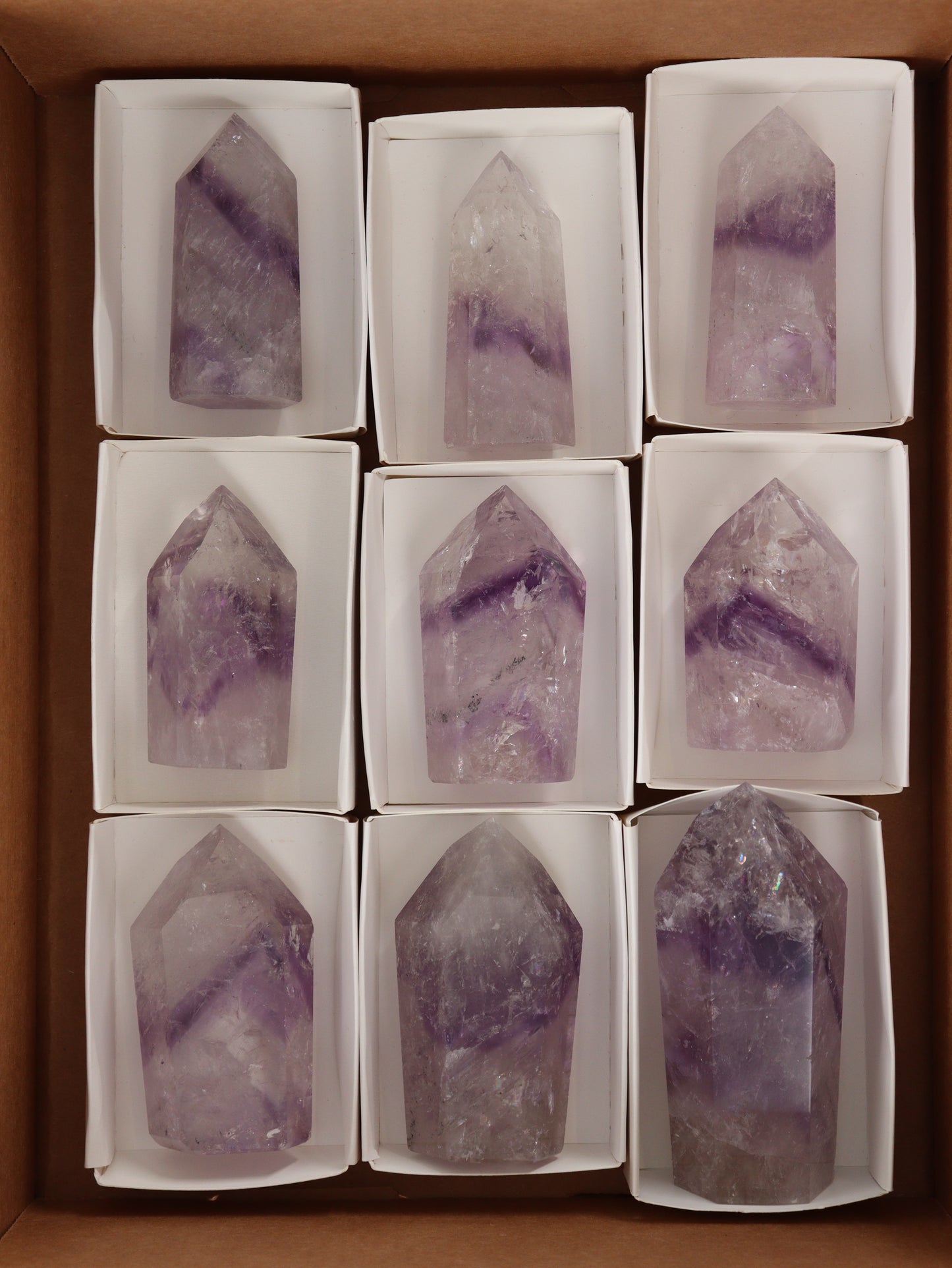Phantom Amethyst Towers - Expert Wholesale and Supplier of Wholesale Crystals & Bulk Gemstones, []