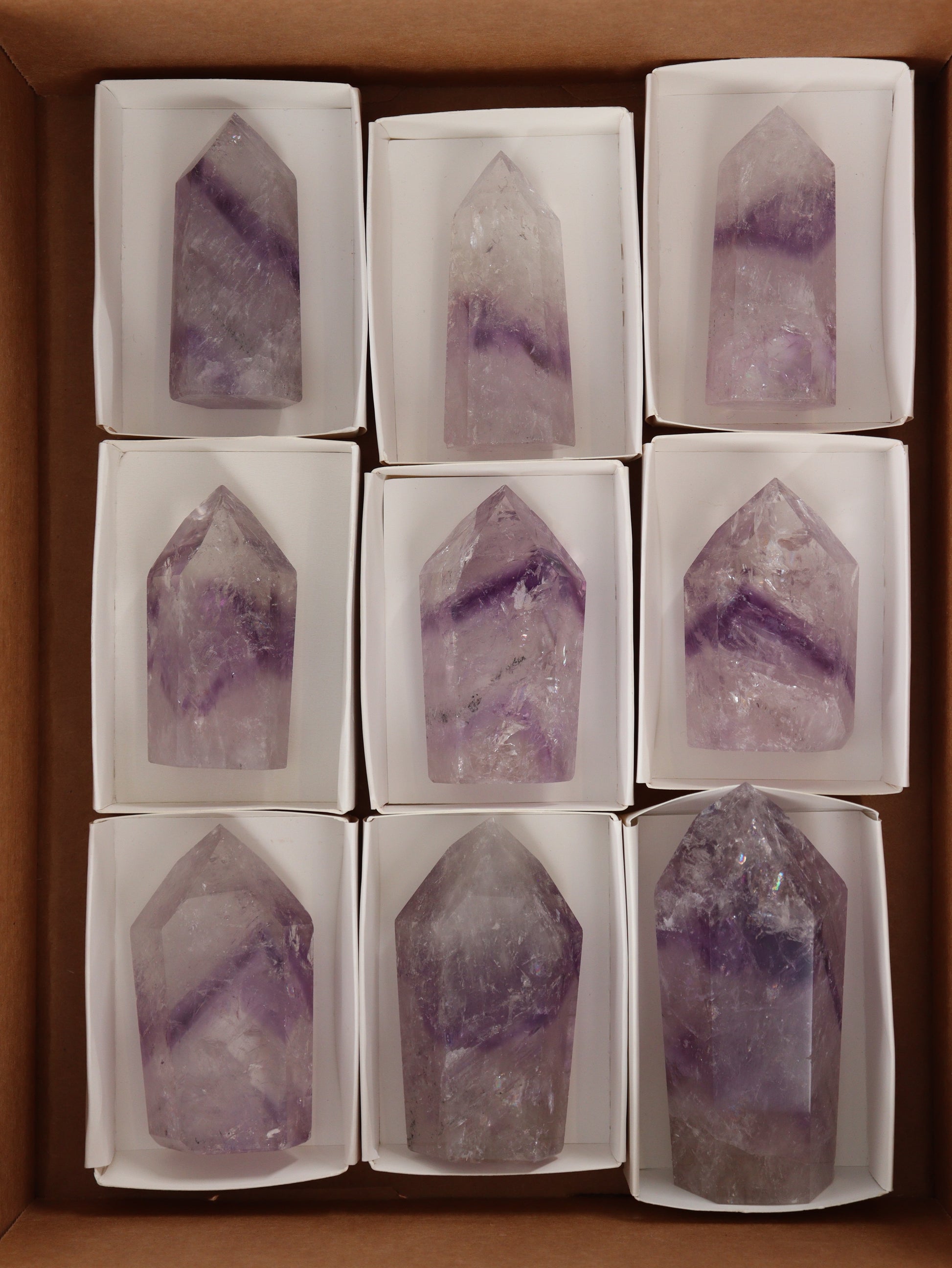 Phantom Amethyst Towers - Expert Wholesale and Supplier of Wholesale Crystals & Bulk Gemstones, []