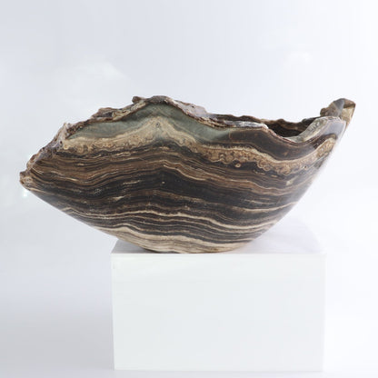 Mexican Onyx/Calcite Bowl 14"