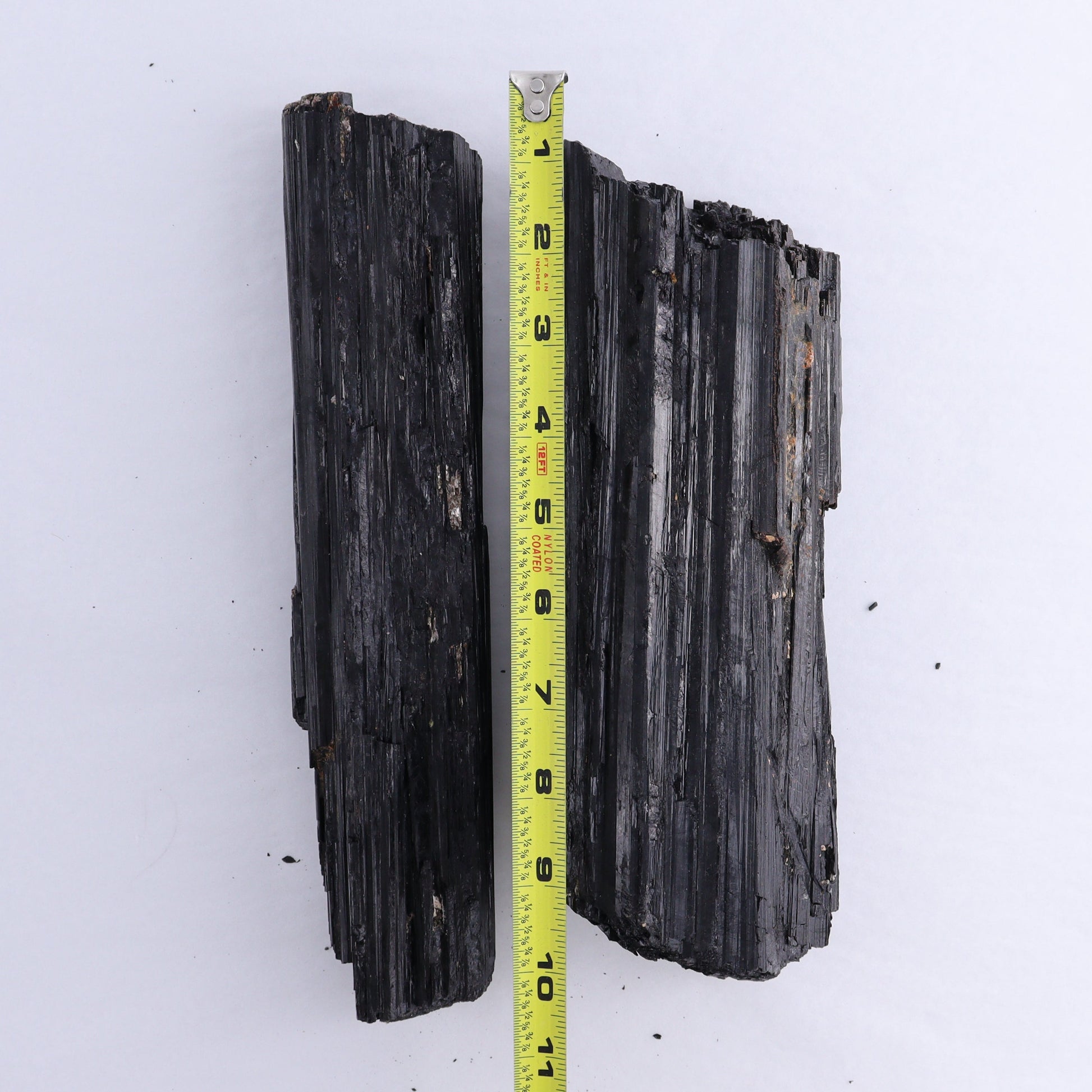 Black Tourmaline Log Set of 3 - Expert Wholesale and Supplier of Wholesale Crystals & Bulk Gemstones, ["Black Tourmaline","logs","Madagascar","Rough","Tourmaline"]