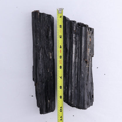Black Tourmaline Log Set of 3 - Expert Wholesale and Supplier of Wholesale Crystals & Bulk Gemstones, ["Black Tourmaline","logs","Madagascar","Rough","Tourmaline"]