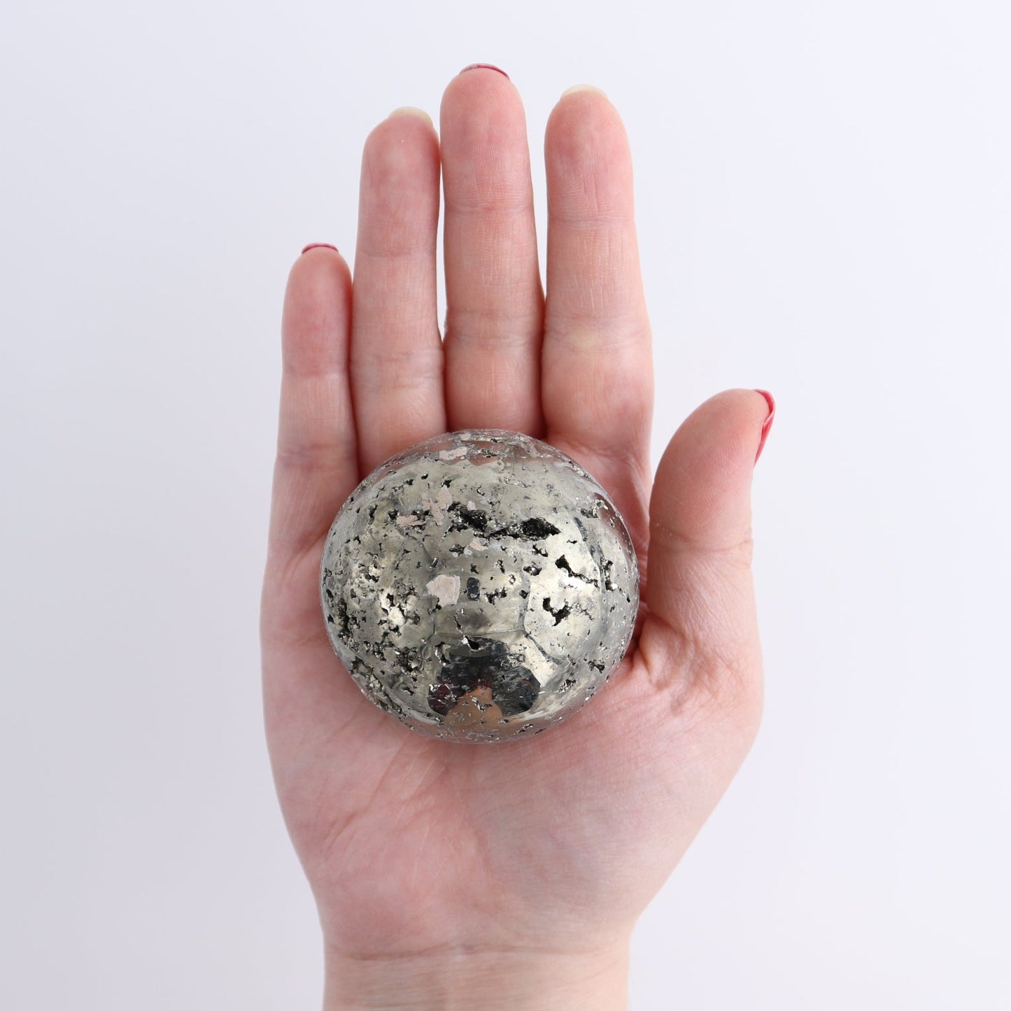 Pyrite Spheres Set of 4