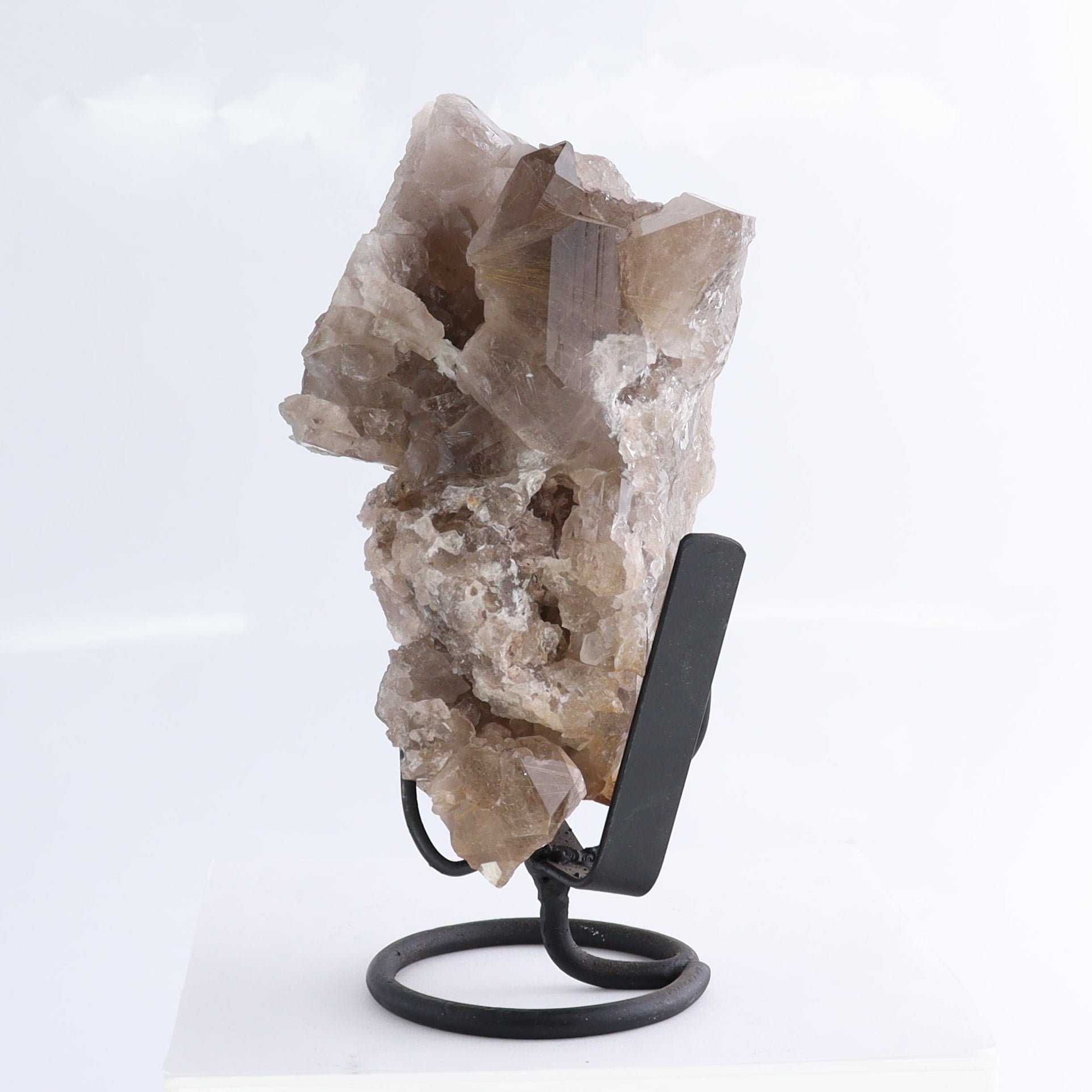 Smoky Quartz Cluster with Stand - Expert Wholesale and Supplier of Wholesale Crystals & Bulk Gemstones, ["cluster","Clusters","Quartz","Smoky Quartz"]
