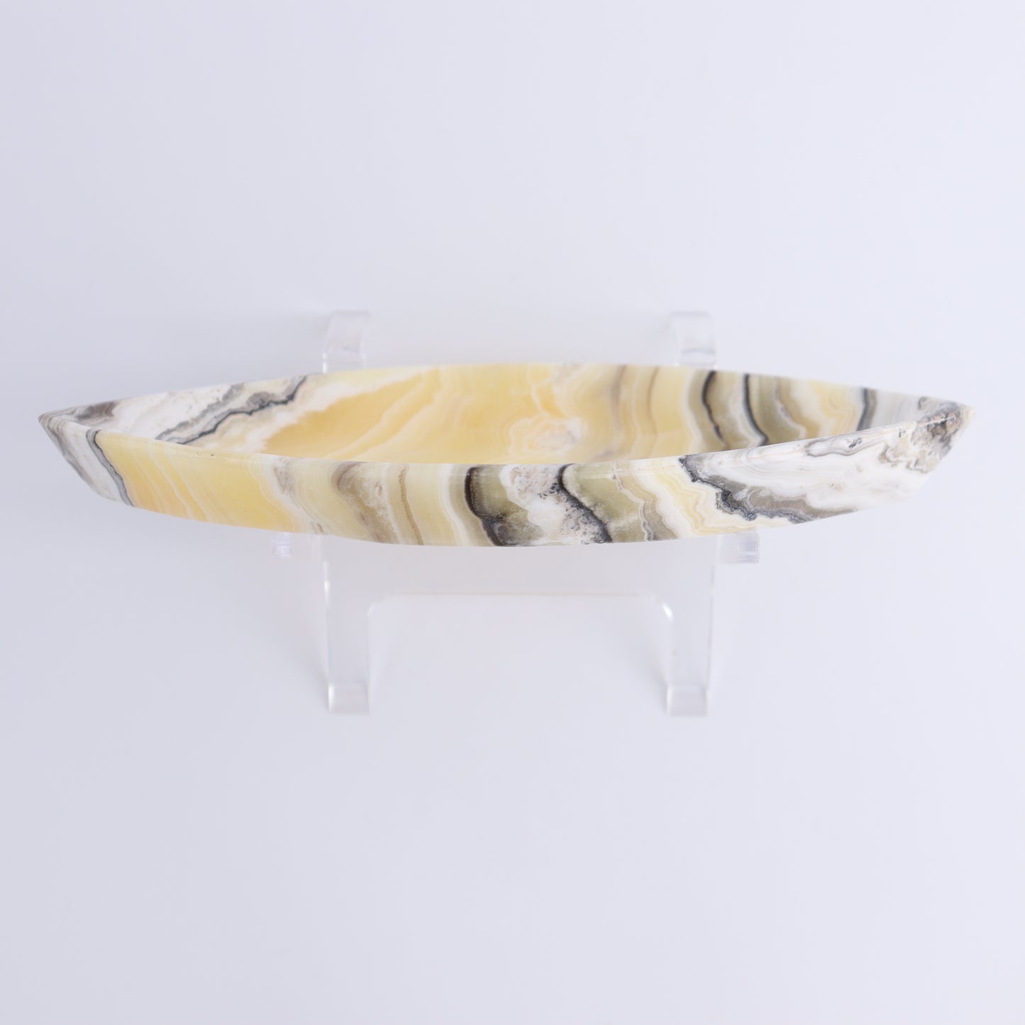 Zebra Onyx Leaf Dish Set of 5 - Expert Wholesale and Supplier of Wholesale Crystals & Bulk Gemstones, ["Decorative Dish","Mexico","onyx"]