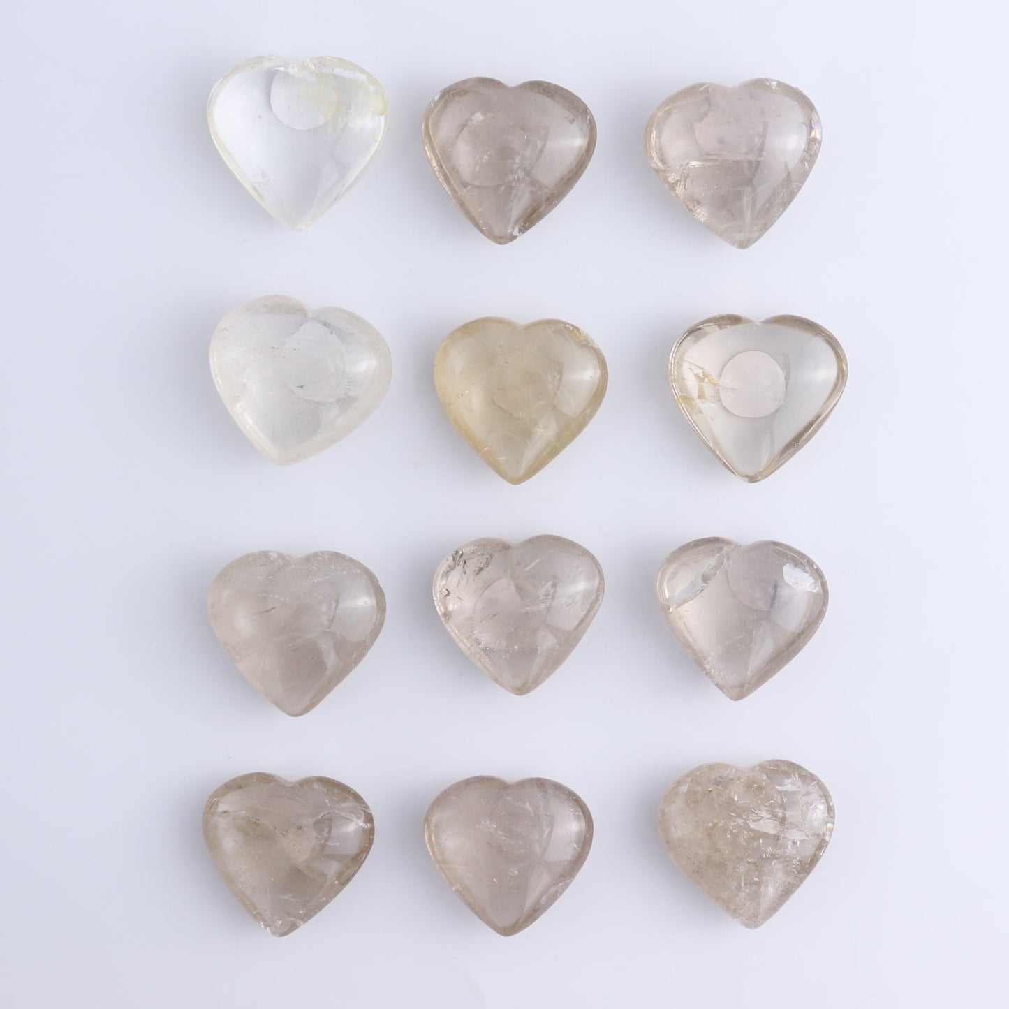 One Smoky Quartz Heart