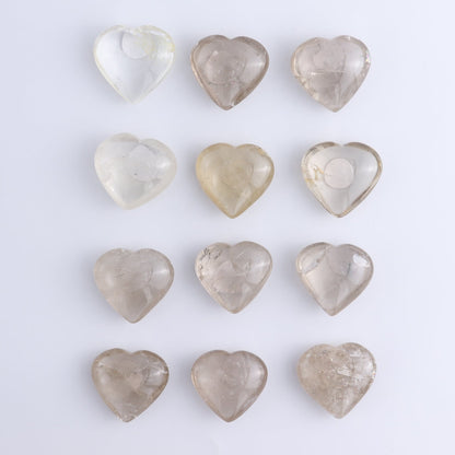 One Smoky Quartz Heart