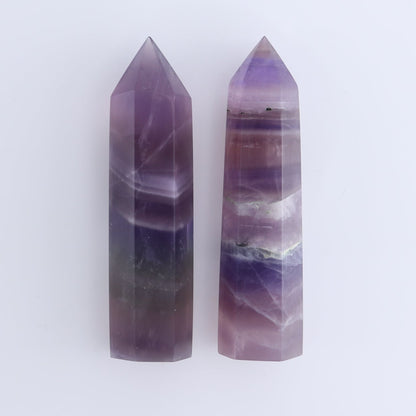 Lavender Fluorite Towers Set of 10