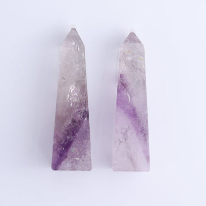 Amethyst Obelisks Set of 6 - Expert Wholesale and Supplier of Wholesale Crystals & Bulk Gemstones, ["Amethyst","Brazil","Obelisk"]
