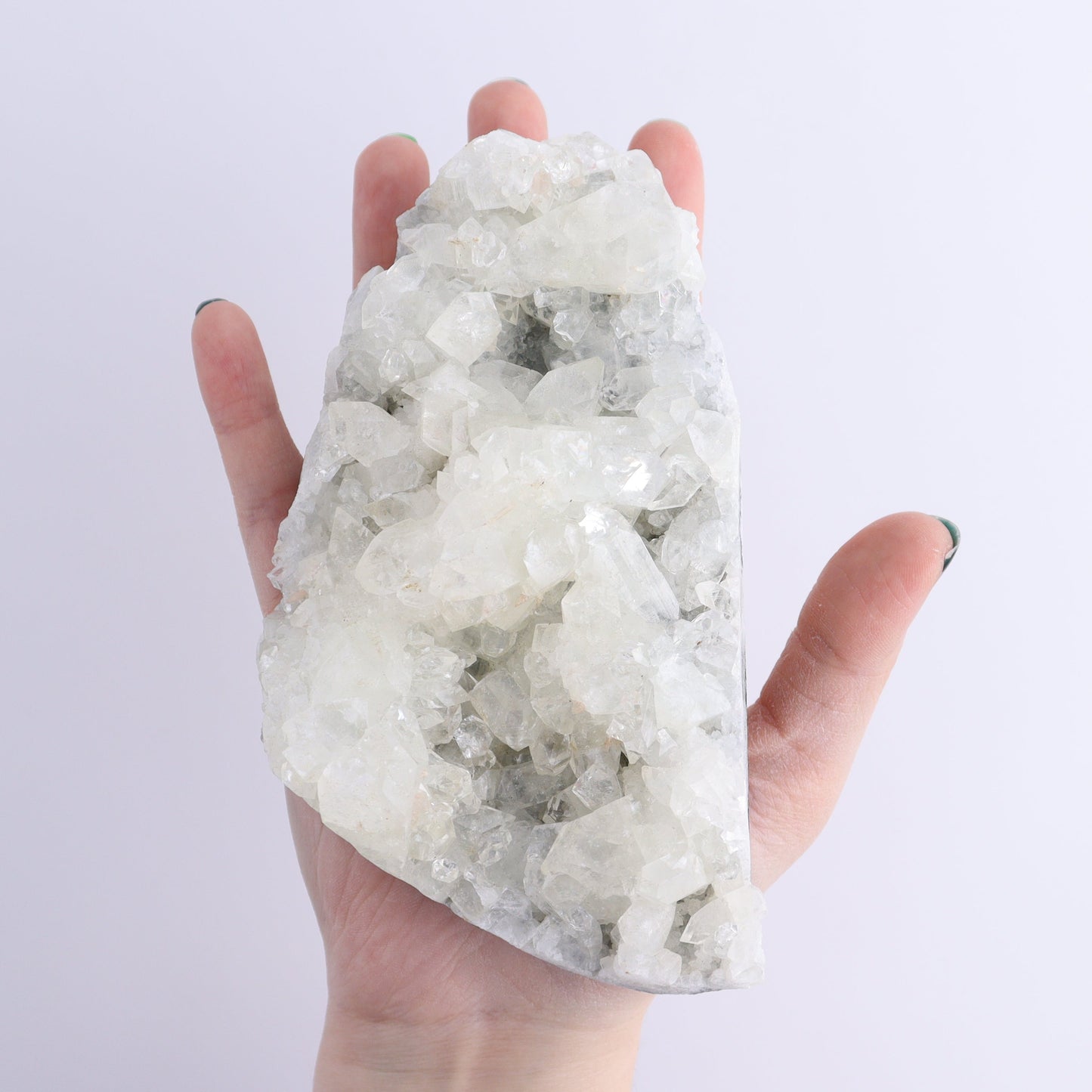 Apophyllite Clusters Set of 6 - Expert Wholesale and Supplier of Wholesale Crystals & Bulk Gemstones, ["Apophyllite","Clusters","Flats"]