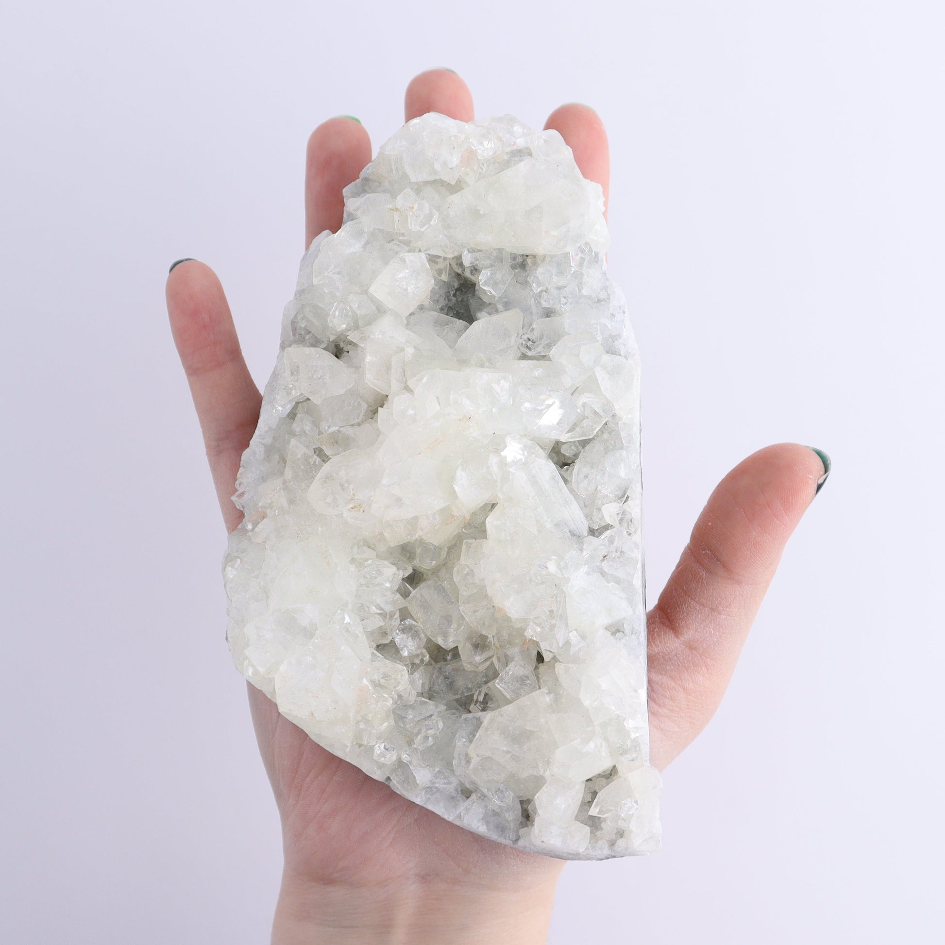 Apophyllite Clusters Set of 6 - Expert Wholesale and Supplier of Wholesale Crystals & Bulk Gemstones, ["Apophyllite","Clusters","Flats"]