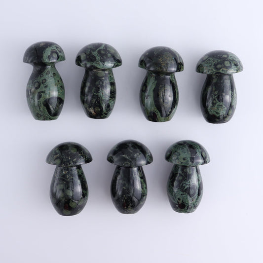 Kambaba Jasper Mushrooms Set of 7