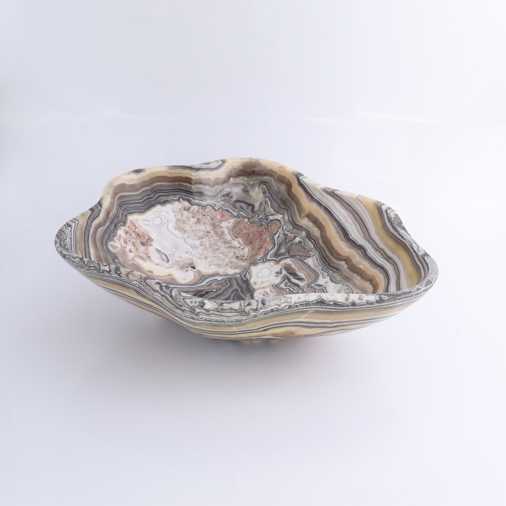Mexican Onyx/Calcite Bowl - Expert Wholesale and Supplier of Wholesale Crystals & Bulk Gemstones, ["Bowls","Calcite","Mexico","onyx"]
