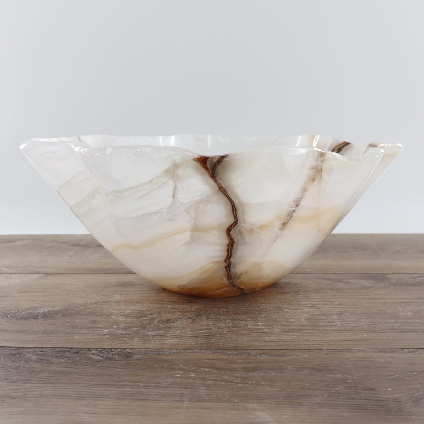 Mexican Onyx/Calcite Bowl 14"