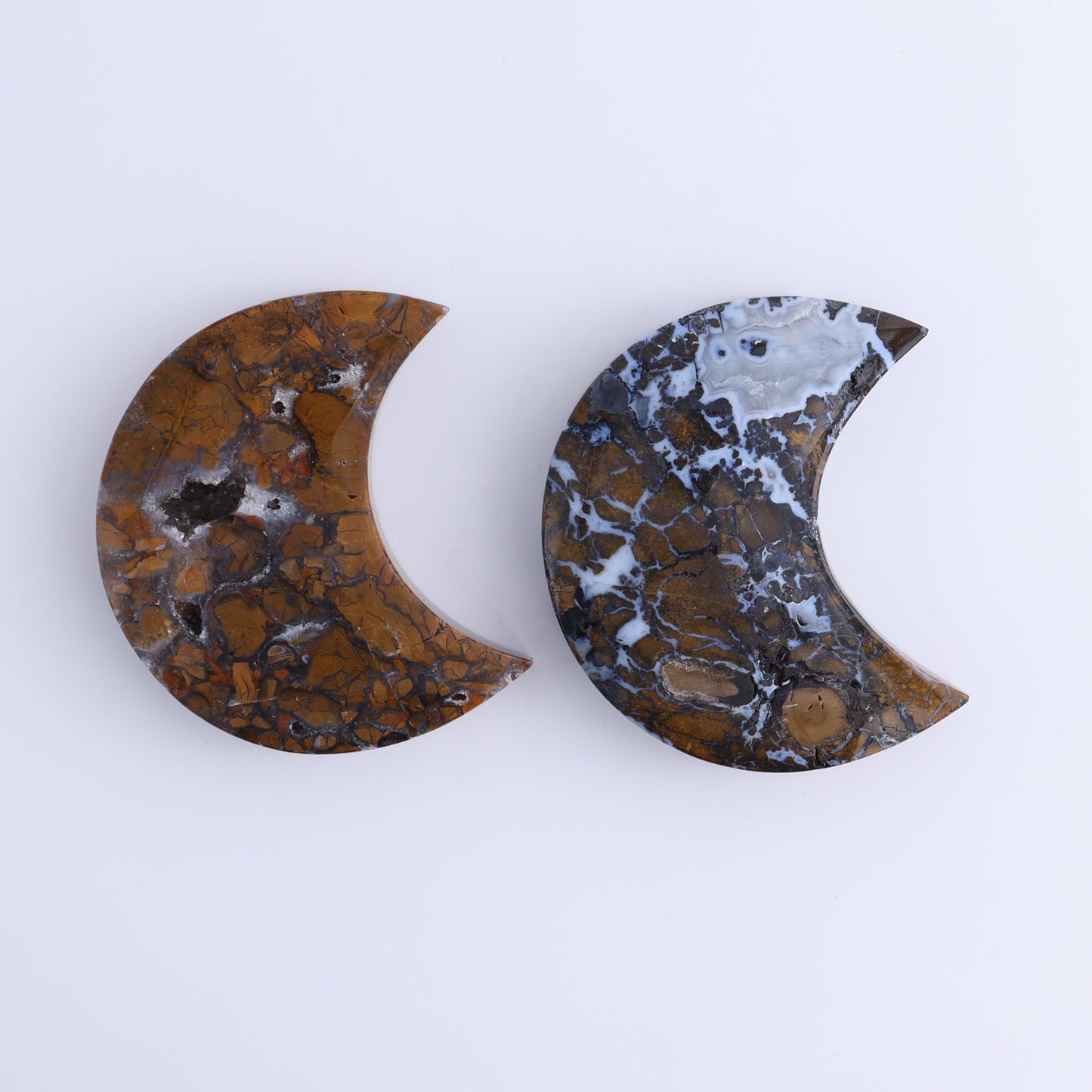Brecciated Jasper Moons, Stars, and Clouds Set of 9 - Expert Wholesale and Supplier of Wholesale Crystals & Bulk Gemstones, ["Brecciated Jasper","Clouds","Indonesia","moons","stars"]