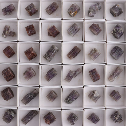 Purple Aragonite Set of 54 - Expert Wholesale and Supplier of Wholesale Crystals & Bulk Gemstones, ["aragonite","Purple Aragonite","Spain"]