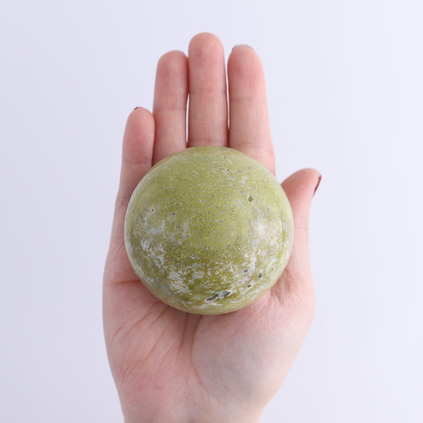 Green Opal Spheres Set of 5 - Expert Wholesale and Supplier of Wholesale Crystals & Bulk Gemstones, ["green opal","Spheres"]