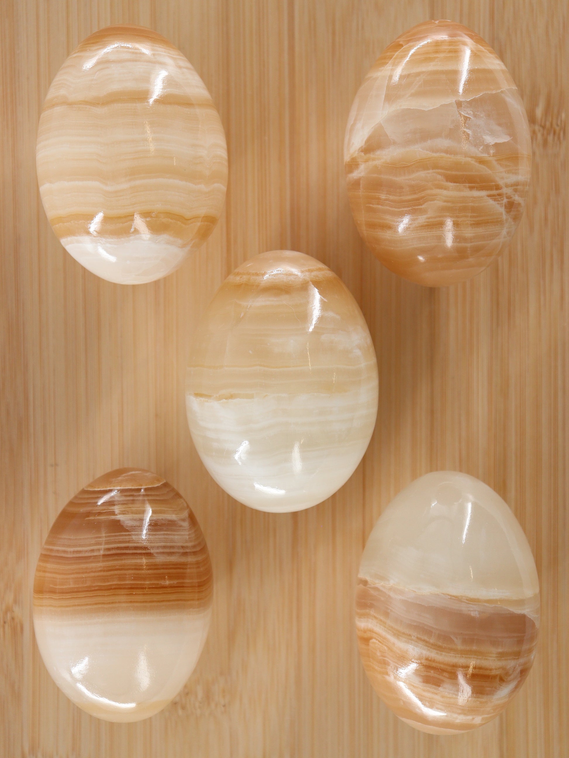 Onyx Eggs Set of 5 - Expert Wholesale and Supplier of Wholesale Crystals & Bulk Gemstones, ["Eggs","Mexico","onyx"]