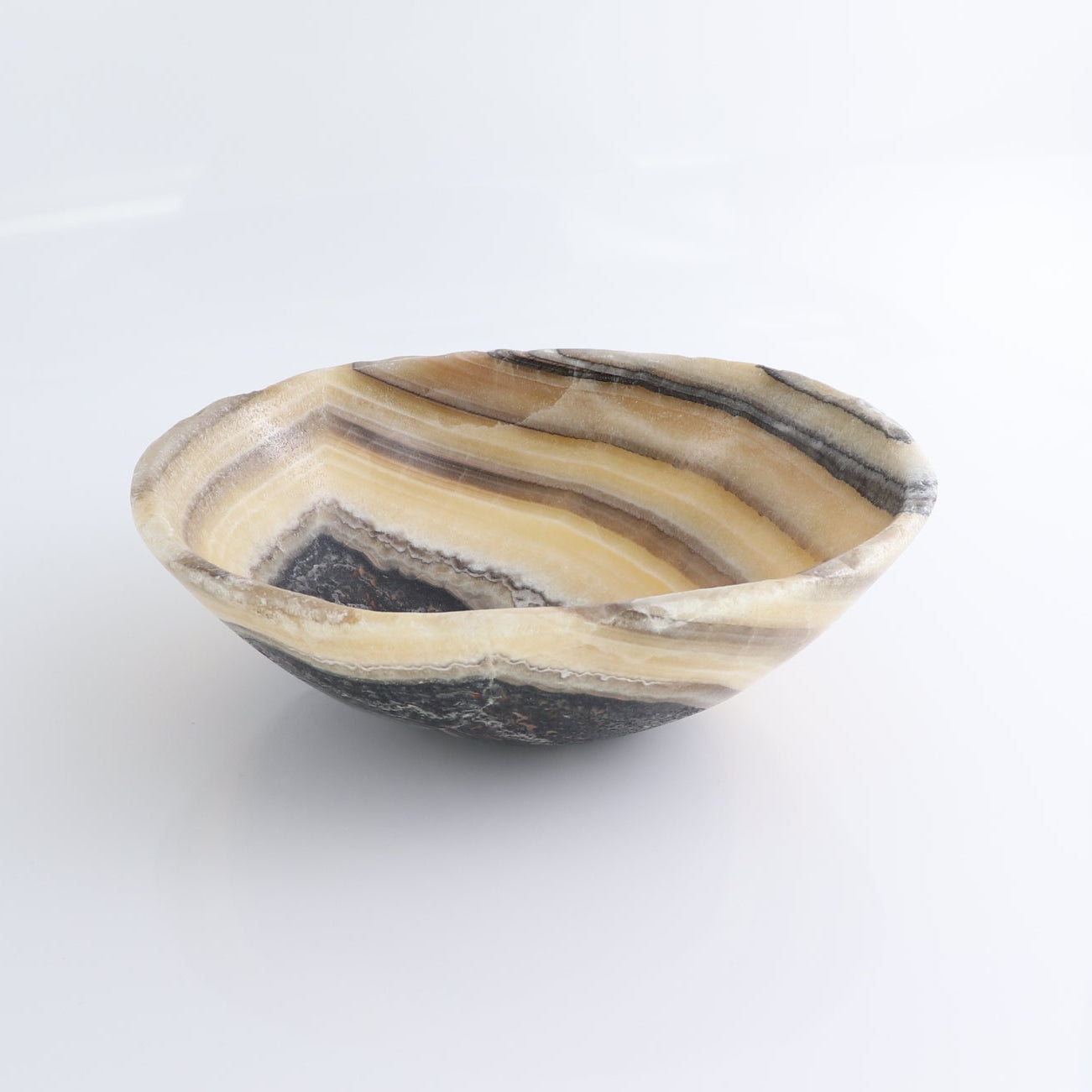 Mexican Onyx/Calcite Bowl 10"